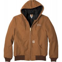 20-CTTSJ140, Medium, Carhartt Brown, Left Chest, Trust Company - Horizontal.